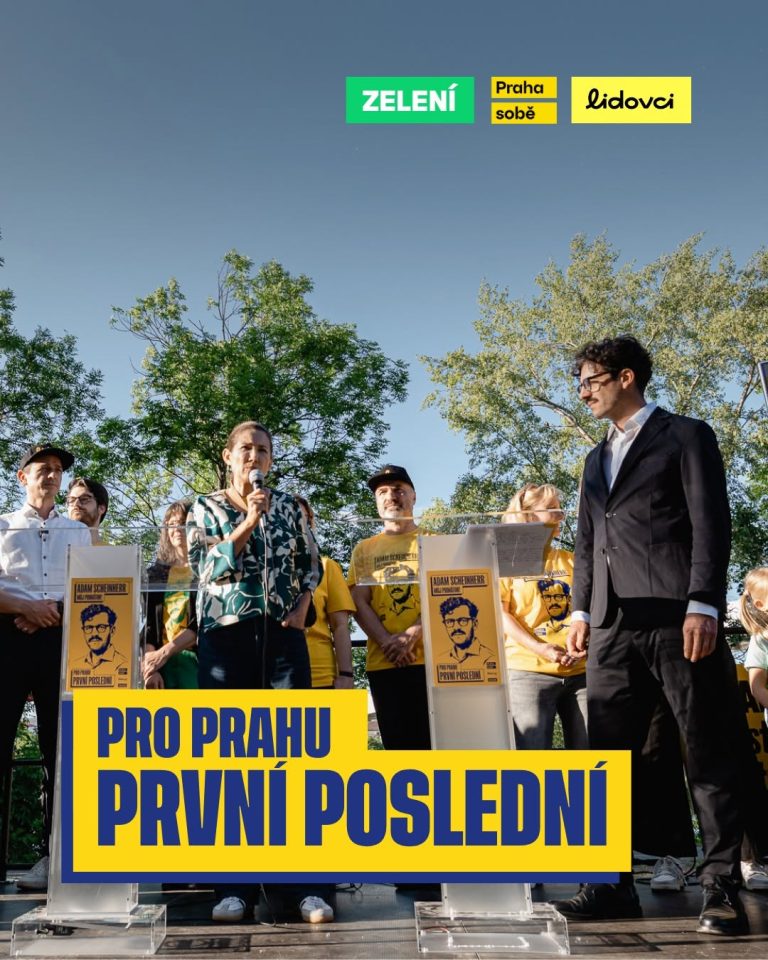 Zelení se v Praze rozhodli pro spolupráci s Prahou Sobě
